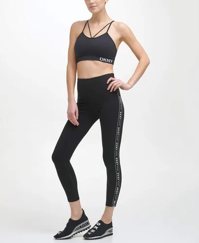 Vista 4 de DKNY Women's Tummy Control Workout Yoga Leggings