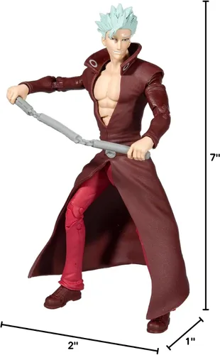 Vista 8 de McFarlane Toys The Seven Deadly Sins Ban - Figura de acción de 7 pulgadas con accesorios