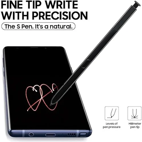 Vista 5 de Galaxy Note 9 S Pen con repuesto Bluetooth para Samsung Galaxy Note 9 Pen , Galaxy Note 9 Stylus Pen repuesto para Samsung Galaxy Note 9 (negro)