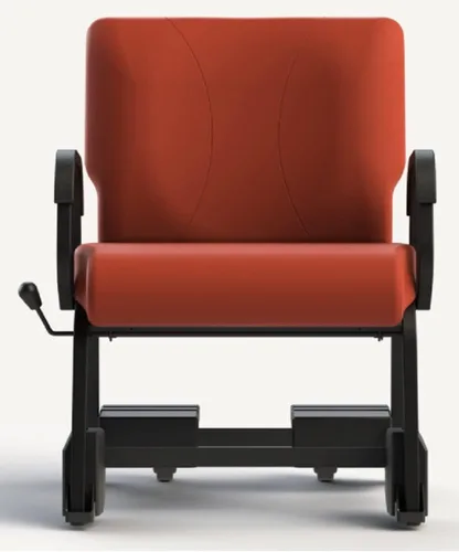 Vista 3 de Titan Plus+ Silla bariátrica armada de 30 pulgadas de ancho con ruedas