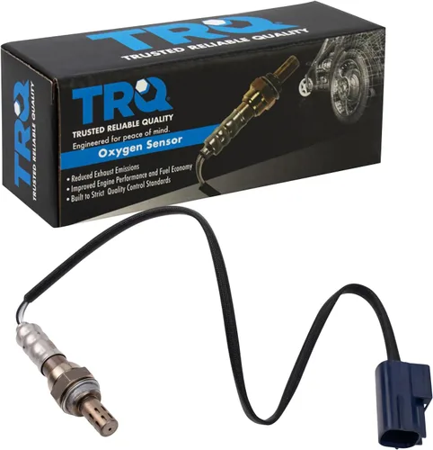 Vista 341 de TRQ Sensor de Oxígeno O2 de 4 Hilos de Banda Estrecha Compatible con VW Atlas 2.0L 2018-21, VW GTI 2.0L 2016-18, Audi A3 Quattro 2.0L 2015-18, VW