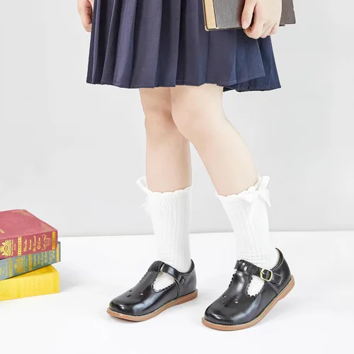 Vista 5 de Otter MOMO Vestido de uniforme escolar con tirantes en T para niña Mary Jane Flat