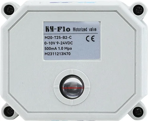 Vista 5 de 2 vías 1" 12VDC 9-24VDC 0-10V NPT Válvula de bola motorizada de control de modulación integral proporcional