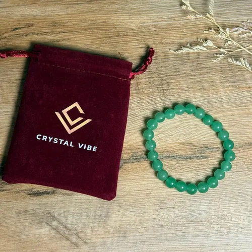 Vista 26 de Crystal Vibe Pulseras de cuentas de 0.315 in para mujeres y hombres, pulseras de cristal con piedras preciosas naturales, tamaño elástico ajustable
