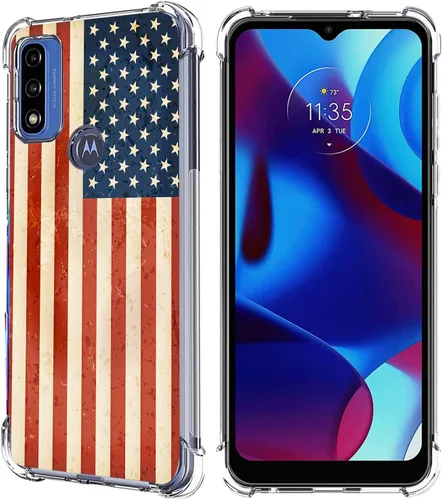 Vista 31 de Funda para Moto G Pure/Moto G Power 2022/Moto G Play 2023, colorida funda protectora de poliuretano termoplástico resistente a los arañazos