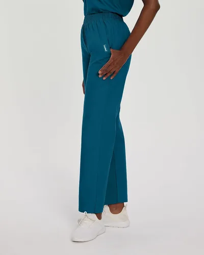 Vista 2 de Landau Essentials 8327 - Pantalones quirúrgicos elásticos de 2 bolsillos para mujer