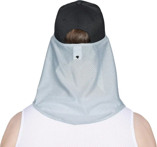 Vista 5 de Sombrero de sol de malla de enfriamiento Escudo Cuello Cortina Transpirable Guardia Polainas Protección UV Unisex Hombres Mujeres Cubierta facial