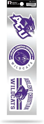 Vista 108 de NCAA - Juego de calcomanías retro Spirit de 3 piezas