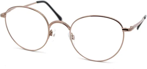 Vista 6 de SA106 Gafas de lectura redondas con borde de metal para papá
