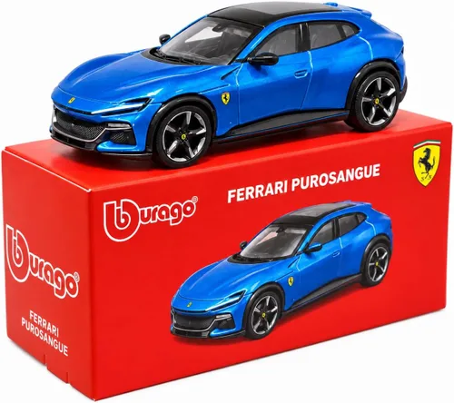 Vista 2 de Bburago Coche modelo de metal fundido a troquel a escala 1:64 de la serie Ferrari (430 Scuderia)