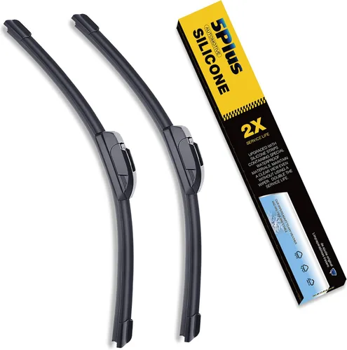 Vista 8 de 5 PLUS® Limpiaparabrisas de silicona de 15+15 pulgadas de repuesto para JEEP Wrangler 2017 2016 2015 2014 2013 2012 2011 2010 2009 2008 2007