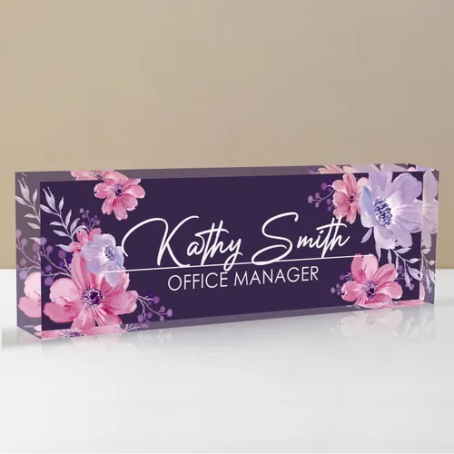 Vista 11 de Placa de nombre personalizada para escritorio, placa de nombre de escritorio personalizada, placa de nombre acrílica, accesorios de escritorio