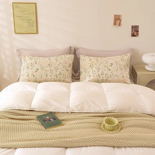 Vista 6 de ECOCOTT Juego de 2 fundas de almohada florales de tamaño estándar, 100% algodón lavado con cierre de sobre, fundas de almohada estampadas de flores