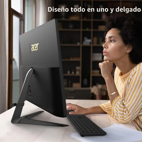 Vista 2 de acer Aspire C27-1700-UA91 AIO - Escritorio Pantalla IPS Full HD de 27 pulgadas Intel Core i5-1235U de 12ª generación Gráficos Intel Iris Xe