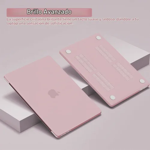 Vista 3 de CISSOOK para MacBook Air 13.6 M4 M3 M2 Funda 2025 2024 2022 Release, Carcasa Rígida de Plástico y Cubierta de Teclado y Adaptador USB para MacBook