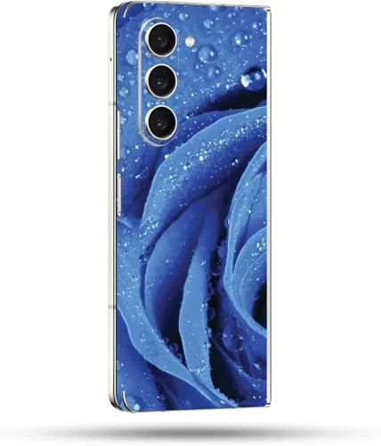 Vista 86 de MightySkins Skin compatible con Samsung Galaxy Z Fold 5 - Puppy Fall Funda protectora de vinilo duradera y única Fácil de aplicar, quitar
