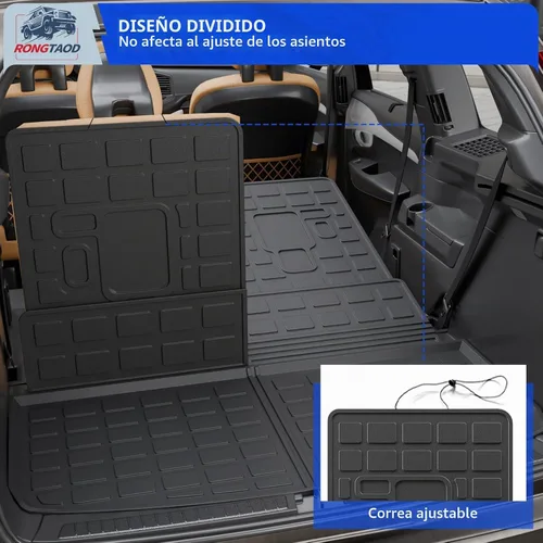 Vista 4 de Rongtaod Alfombrilla de carga y respaldo para Jeep Grand Cherokee L 2021