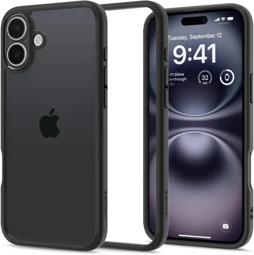 Vista 80 de Spigen Funda para iPhone 12 Mini, ultra híbrida, sin anillo magnético, antiamarilleo, transparente
