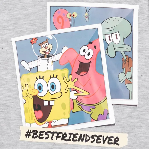 Vista 6 de SpongeBob SquarePants Calamardo Plancton SpongeBob Patrick - Sudadera con capucha para niños pequeños y grandes