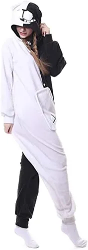 Vista 2 de ROYAL WIND Pijama unisex para adultos, disfraz de Halloween para mujeres, hombres y adolescentes, color azul