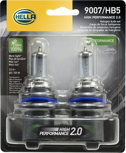 Vista 4 de HELLA 9007 - Kit de ampolla doble de 2.0 TB de alto rendimiento, 12 V, 65/55 W, paquete de 2