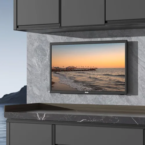 Vista 5 de TuTu TV LED de 22 pulgadas, TV de pantalla plana FHD 1080P con audio Dolby con HDMI, USB, VGA, RCA, TV o monitor no inteligente para habitación