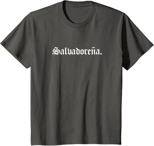 Vista 69 de Camiseta Salvadoreña Mujer, Negro
