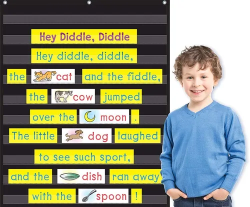Vista 3 de Teacher Created Resources Negro 10 Pocket Chart (20744)