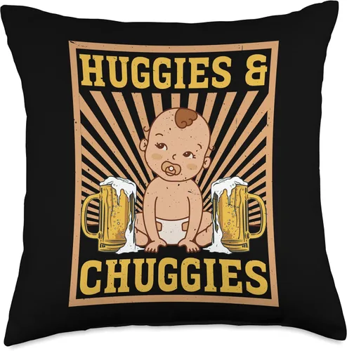 Vista 5 de Huggies n Chuggies Huggies & Chuggies - Almohada de 16 x 16 pulgadas, multicolor