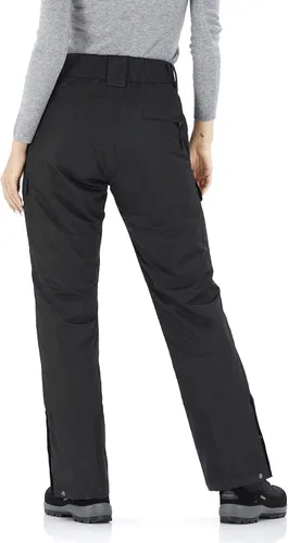 Vista 2 de WULFUL Pantalones de esquí de nieve aislados para mujer, impermeables, para invierno, snowboard, esquí, cargo