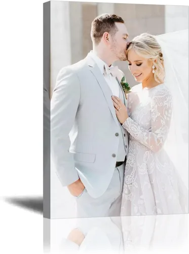 Vista 16 de LZIMU Impresiones de lienzo personalizadas con tus fotos, imágenes personalizadas de 4 x 6 pulgadas a lienzo para pared, personaliza tus fotos, arte