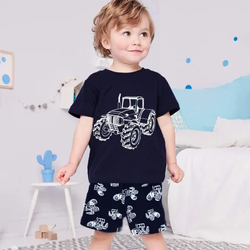 Vista 7 de Little Hand Pijamas de algodón para niños pequeños de 2 a 7 años