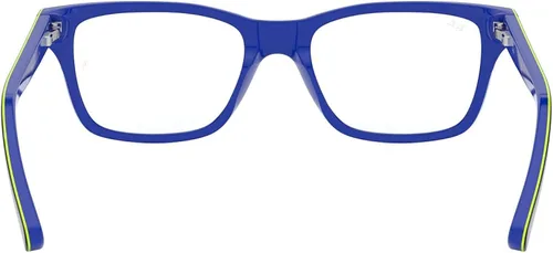 Vista 7 de Ray-Ban Marcos cuadrados para anteojos graduados Ry1536 para niños, Gris oscuro sobre azullente de demostración