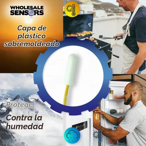 Vista 5 de Termistor congelador 297018400 garantía de 12 meses