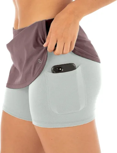Vista 4 de Free Fly Falda pantalón Breeze con forro de bambú para mujer, ligera, transpirable y casual, con protección solar, UPF 50+