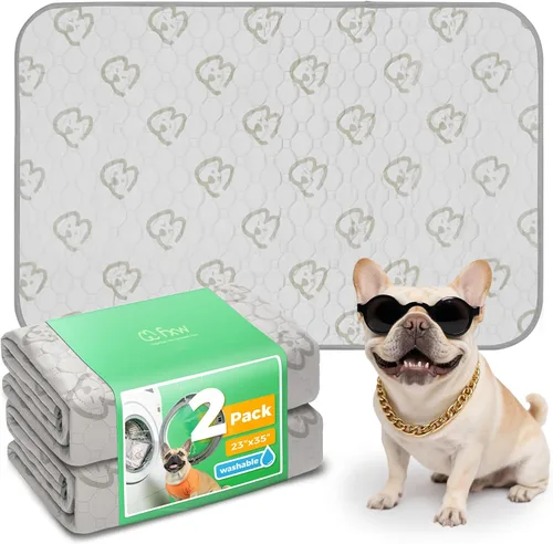 Vista 103 de FXW Almohadillas lavables para orina para perros, almohadillas para cachorros con súper absorbentes, diseñadas específicamente para jaulas de 24