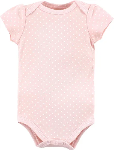 Vista 356 de Hudson Baby baby-girls Cotton Bodysuits 3-pack