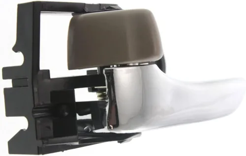 Vista 3 de Para Toyota Avalon 2005-2012 Manija de puerta interior delantera o trasera, lado del conductor palanca cromada Con botón de bloqueo de puerta