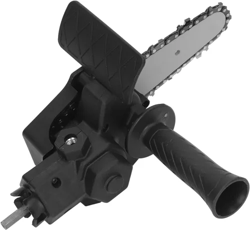Vista 8 de Herramienta adaptadora de conversión de taladro eléctrico a motosierra, cabezal de fijación de sierra de cadena modificada para corte de carpintería