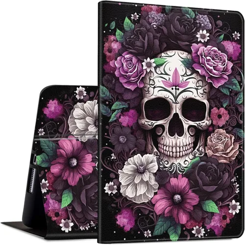 Vista 28 de Rossy Funda para tableta Amazon Fire HD 8 (8ª/7ª/6ª generación, versión 2018/2017/2016) delgada y ligera, de piel sintética, multiángulo, ajustable
