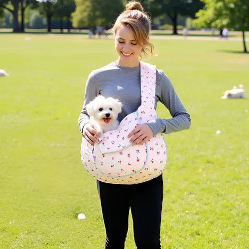 Vista 6 de Transportador de mascotas para gatos, perros pequeños Blanco