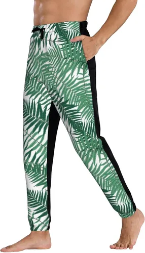 Vista 4 de Pantalones deportivos para hombre, estilo casual, con bolsillos, pierna recta, para hombre, entrenamiento, correr, entrenamiento