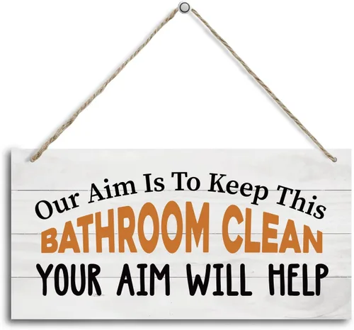 Vista 16 de Kitchen Rules - Letrero decorativo de madera con texto en inglés "This is a Self-Cleaning Kitchen, placa de madera impresa colgante, letrero
