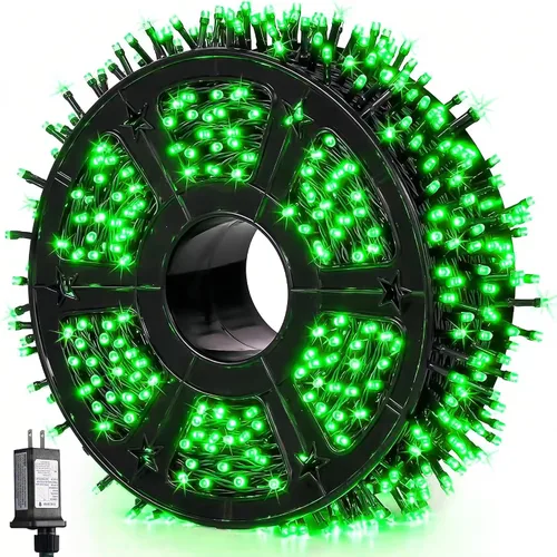 Vista 16 de JMEXSUSS - 250 luces LED de Navidad azules conectables, luces de cadena