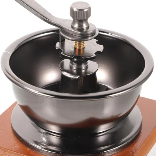 Vista 3 de KICHOUSE Elegante máquina de café manual molinillo de cerámica molinillo de grano de café Mini molinillo de pimienta que ahorra espacio para cocina