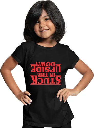 Vista 3 de Go All Out Camiseta juvenil Stuck in The Upside Down