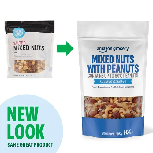 Vista 4 de Happy Belly Salado Mixed Nuts, 16 onzas