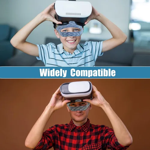 Vista 6 de IYTYIR VR Eye Mask Face Cover Breathable Sweat Band Designed Adjustable Sizes Padding with Virtual Reality Headsets for VR Workouts,Oculus Quest 2