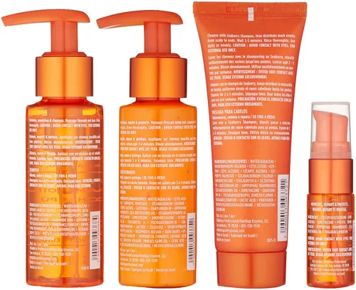 Vista 3 de Obliphica Seaberry - Kit de viaje fino a mediano - Eleva tu cuidado del cabello sobre la marcha
