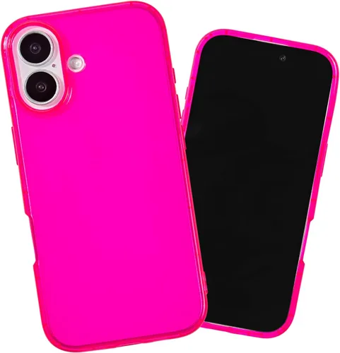 Vista 40 de SteepLab Neon Highlighter - Funda para iPhone 12 Pro Max, funda Grippy Jelly con bolsillos protectores de aire (amarillo neón llamativo)